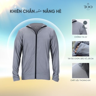 Áo chống nắng nam TQQ CNNA04 cản gió có thêm mũ tiện lợi chất liệu vải co dãn và thoáng khí