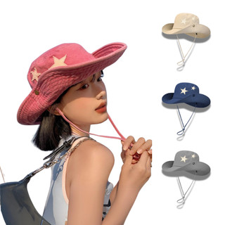 Mũ bucket cao bồi chống nắng cho nam nữ, nón tai bèo đi biển  thời trang  vành rộng chống tia uv