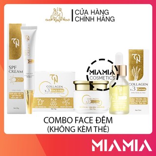 Combo Kem Face Đêm + Seurm + Chống Nắng Collagen X3 TN Nguyễn Huỳnh Như Mỹ Phẩm Đông Anh