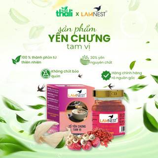 Yến Sào Chưng Sẵn Tam Vị Lamnest nguyên chất 30% yến hũ 70ml