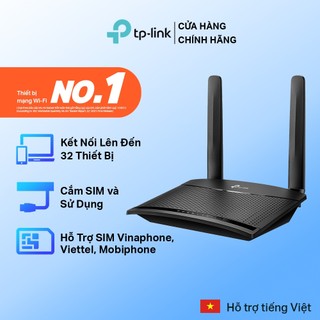   Dùng Sim  Bộ Phát Wifi Router 4G LTE TP-Link TL-MR100   TL-MR105 Bỏ Túi 4G LTE 300Mbps 