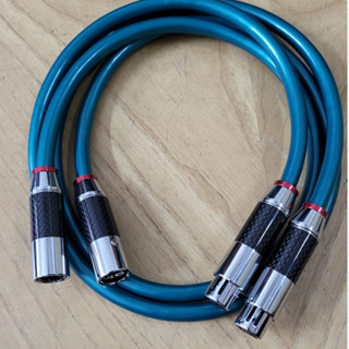  Dây tín hiệu XLR đực cái và AV Ortofon xanh bãi Đan Mạch cao cấp chiều dài 1m giá 1 cặp 