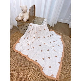 Chăn Aden sợi tre 4 lớp kích thước 120x120cm (Giao mẫu ngẫu nhiên)