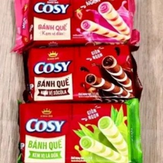 Combo 10 bịch bánh quế nhân kem Cosy kinh đô
