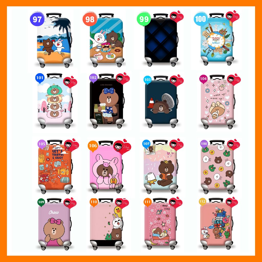 Túi bọc vali loại tốt mẫu 97-112