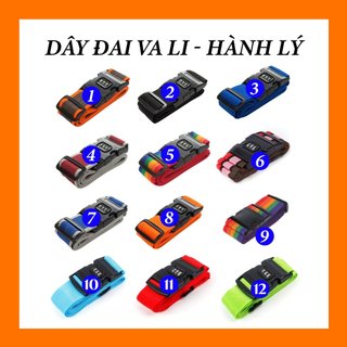 Dây đai vali khóa số bảo vệ hành lý siêu bền