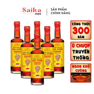  Nước mắm nhỉ cá cơm vàng ruột đỏ Làng Chài Xưa 500ml cá cơm vàng ngon vùng nước trồi