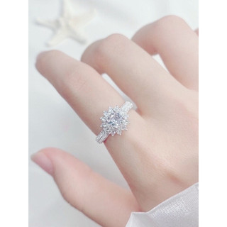 Nhẫn bạc nữ hoa sen đính đá nhiều mẫu hot trend - nhẫn bạc nữ minami
