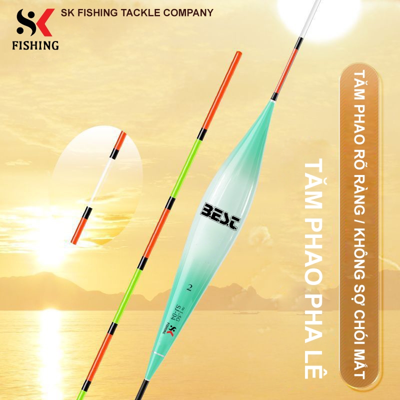 Phao câu cá BEST SK FISHING mã SJ chất liệu Nano, truyền thông tin chính xác, siêu nhạy