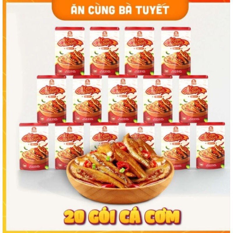 Cá cơm bà tuyết, ăn cùng bà tuyết