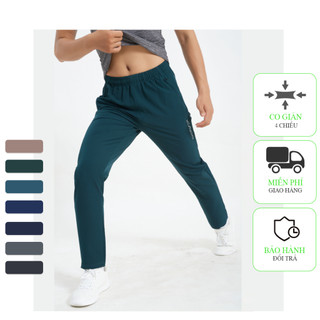Quần Thể Thao Nam Dài ICADO AA1, Quần Tập Gym Yoga Co Giãn Tốt, Thoáng Khí, Mềm Mại
