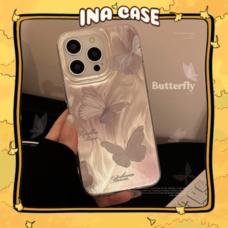 Ốp lưng iphone butterfly tím nhũ bạc 15promax/ 15plus/ 15pro/ 15/ 14promax/ 14pro/ 13promax/ 12promax/ 11/ 11promax