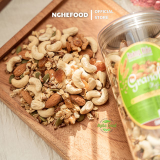 Granola Hoàng Kiều healthyfood ngũ cốc hạt giảm cân, ăn kiêng, healthy, có yến mạch, chuẩn OCOP 3sao