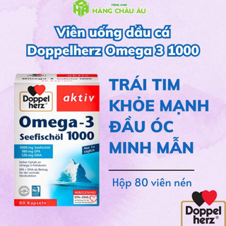Dầu cá đức omega 3 seefischol 1000mg + vitamin e - hộp 80 viên