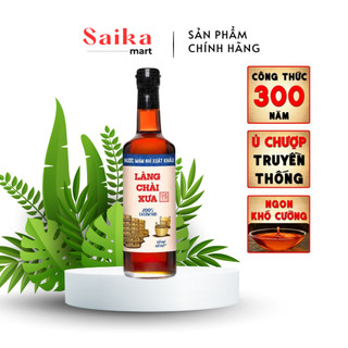  Nước Mắm Nhỉ Làng Chài Xưa Xuất Khẩu Nhãn Xanh Chai Thủy Tinh 500ml Cốt Nhỉ Vị Dịu Nhẹ