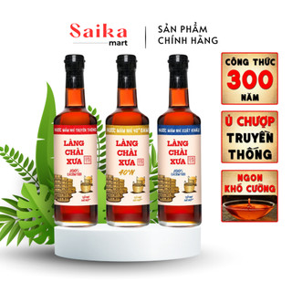  Nước mắm nhỉ Làng Chài Xưa nhãn xanh xuất khẩu, nhãn đỏ đậm đà, nhãn vàng sánh đặc