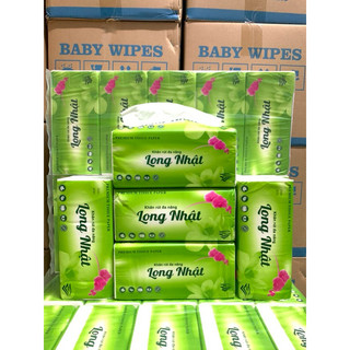 Combo 10 gói rút lụa cao cấp long nhật 300 tờ - giấy lụa 4 lớp mềm mịn và dai