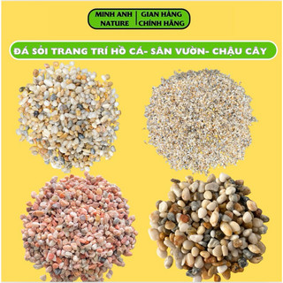 Đá sỏi màu trang trí hồ cá, sỏi trang trí chậu cây, đá cuội trang trí bể cá, trải sân vườn,sỏi lọc nước,sỏi nền,sỏi biển