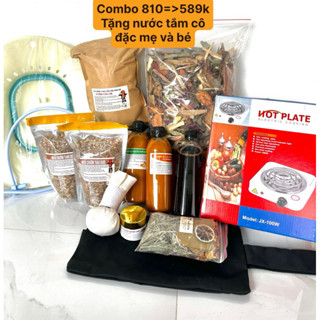 Combo ở cữ bộ chăm sóc sau sinh 12 sản phẩm ( tặng chai tắm cô đặc)