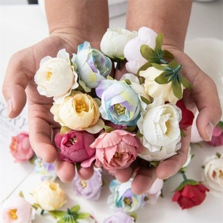 Combo 10 đầu bông hoa trà gạo decor ,trang trí kích thước bông 5cm