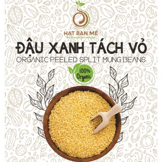  500GRAM ĐẬU XANH TÁCH VỎ THUẦN CHỦNG SẠCH TỰ NHIÊN - HẠT BAN MÊ FOOD 