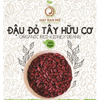 500GRAM ĐẬU ĐỎ TÂY HẠT LỚN THUẦN CHỦNG HỮU CƠ TỰ NHIÊN - HẠT BAN MÊ FOOD
