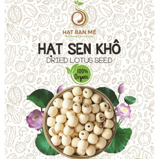  500GRAM HẠT SEN KHÔ ĐỒNG THÁP THUẦN CHỦNG SẠCH TỰ NHIÊN - HẠT BAN MÊ FOOD 