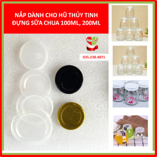 1 Chiếc Nắp Nhựa Hũ Sữa Chua 100ml; 200ml - Duonghieu6789