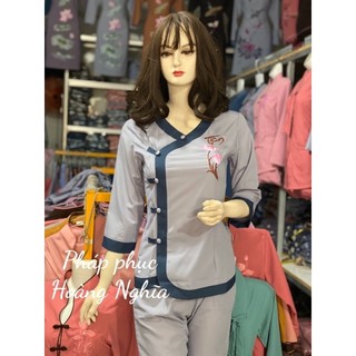 #Đồ lam đi chùa #tim phối #đồ đi chùa nữ