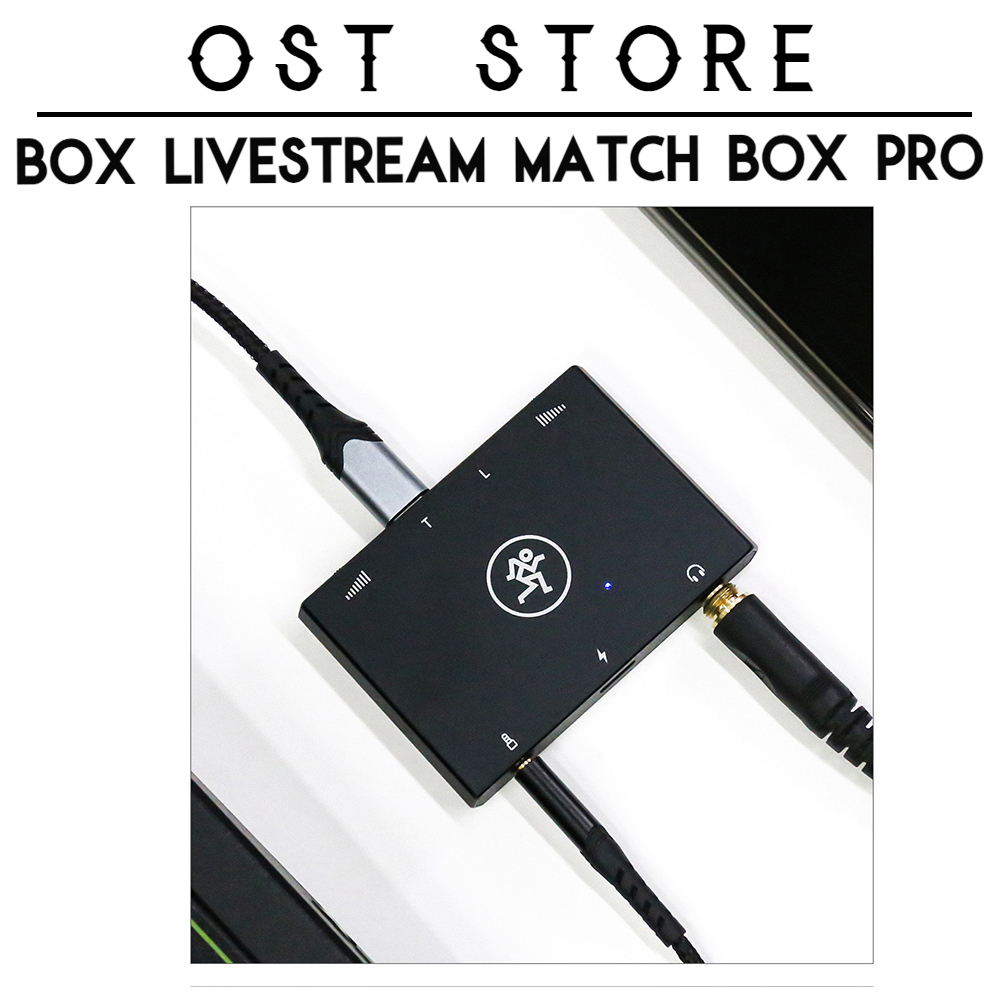 Box Livestream Stereo MATCH BOX PRO Âm Thanh Stereo 24kbit Vừa Sạc Vừa Livestream, PK Đàm Thoại 2 Ch