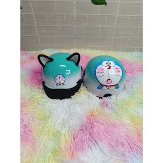 nón bảo hiểm doremon siêu đáng iu ( tặng kèm tại)