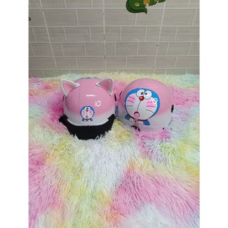 nón bảo hiểm doremon siêu đáng iu ( tặng kèm tại)