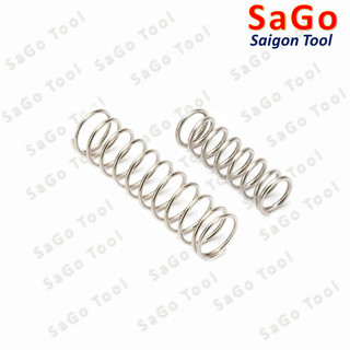Lò xo nén inox phi 6mm sợi 0.8mm dài 20mm 30mm 40mm