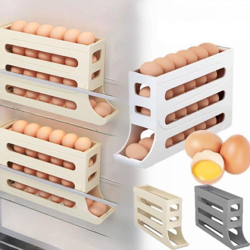 Khay Đựng Trứng Tự lăn. khay đựng trứng