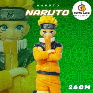 Mô hình Naruto Uzumaki 24cm, figure Naruto quà tặng Sưu tầm Độc đáo, trang trí PC, bàn làm việc (phụ kiện Hoàng Long)