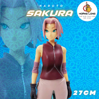 Mô hình Sakura 27cm, figure Naruto quà tặng Sưu tầm Độc đáo, trang trí PC, bàn làm việc (phụ kiện Hoàng Long)