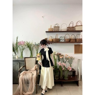 Sét cvay xly áo phối cổ nơ 428