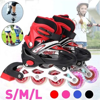 Băng Giày patin Sport, khung hợp kim nhôm, bánh phát sáng, tặng phụ kiện bảo vệ