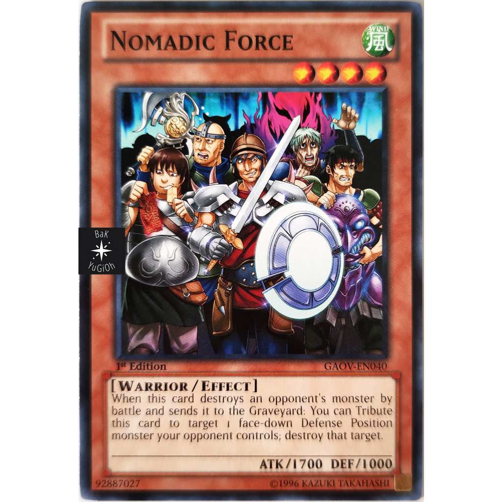 [BaK Yu-Gi-Oh] [Thẻ Bài Chính Hãng] Nomadic Force |EN| Common