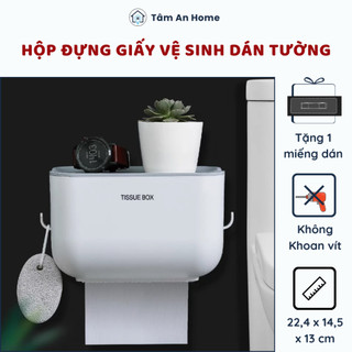 Hộp Đựng Giấy Vệ Sinh Nhà Tắm Dán Tường Chống Nước Kệ Để Giấy Nhà Vệ Sinh Hộp Giấy Toilet Tissue Box