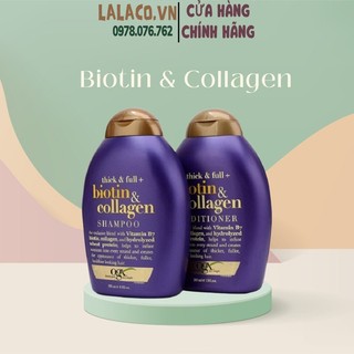 Dầu gội xả Biotin & Collagen OGX 385ml