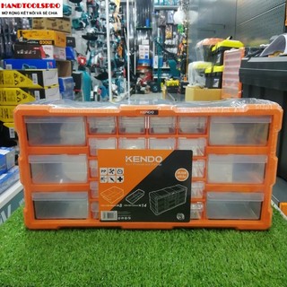 (HÃNG ĐỔI MODEL KENDO 90247) /Tủ đựng linh kiện 22 ngăn TACTIX 320632 25 x 50 x 16 cm