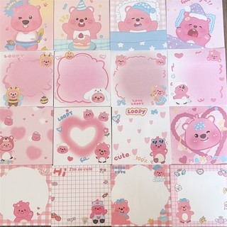 Set 80 tờ giấy note loopy , giấy ghi chú loppy , cute note,..