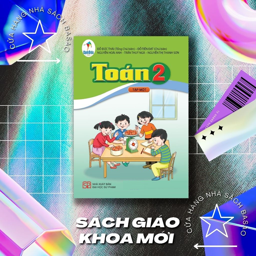 Sách - TOÁN Lớp 2 Tập 1 - Bộ cánh diều