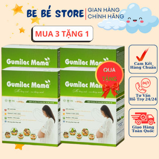 Sữa hạt gumilac mama hộp giấy 400g - mua 03 hộp 400g tặng 01 hộp
