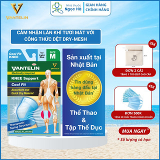 Băng bảo vệ khớp gối bó gối vantelin support knee cool fit size m,l