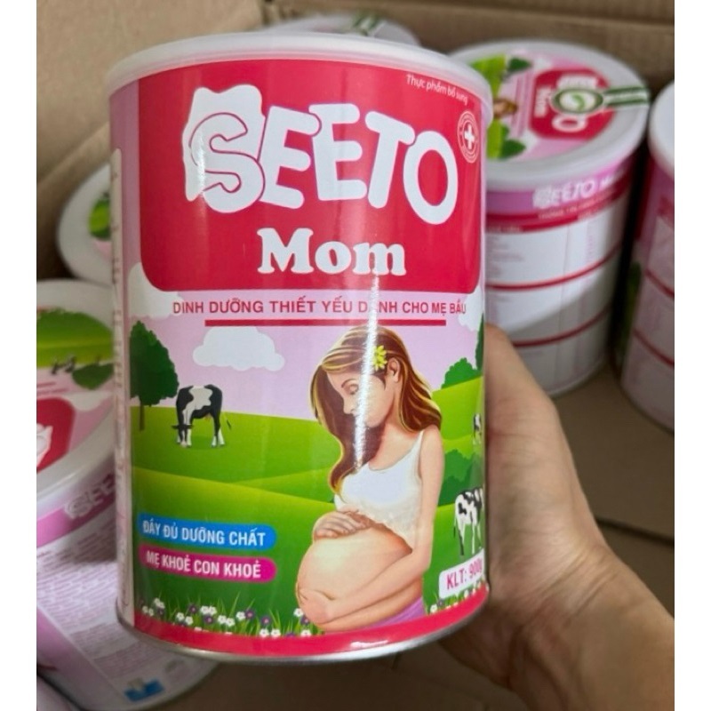 [Hộp 900g] Sữa Y Học SEETO MOM - Sữa Bột Dinh Dưỡng Dành Cho Phụ Nữ Mang Thai
