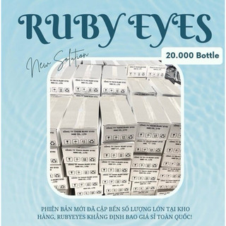 Nước Ngâm Và Nhỏ Mắt Lens Ruby Eyes Hàn Quốc Làm Sạch Sâu, Chuyên Dùng Cho Kính Áp Tròng - Gina Lens