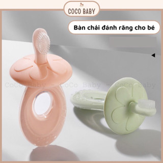 Bàn chải silicon cho bé - Bàn chải silicon có thể gặm được cho bé 0 - 36 tháng