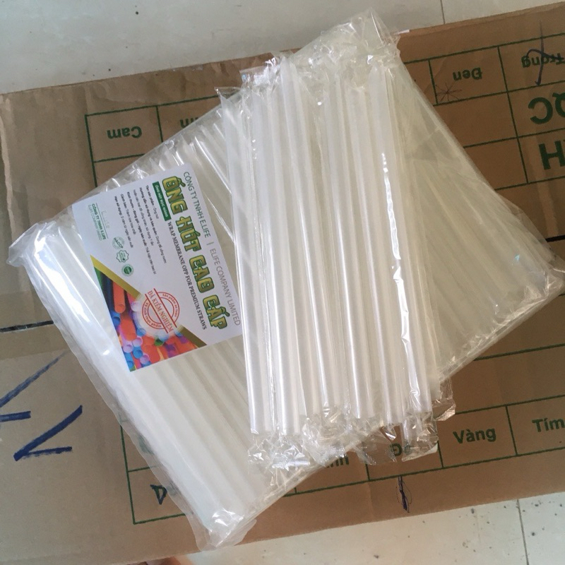 sét 1 bịch ống hút phi 6 ,8,12 bọc màng